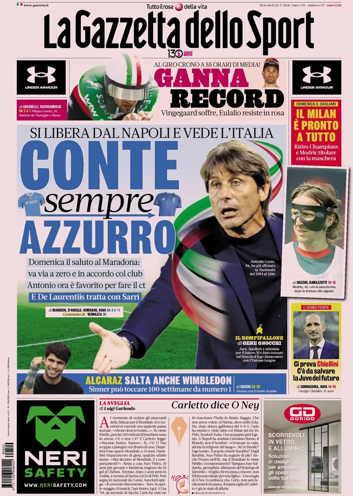 prime pagine
