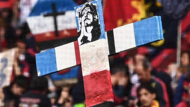 Mg Genova 19/05/2023 - campionato di calcio serie B / Genoa-Bari / foto Matteo Gribaudi/Image Sport
nella foto: tifosi Genoa genoa-bari