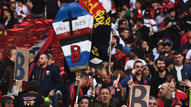 Mg Genova 19/05/2023 - campionato di calcio serie B / Genoa-Bari / foto Matteo Gribaudi/Image Sport
nella foto: tifosi Genoa