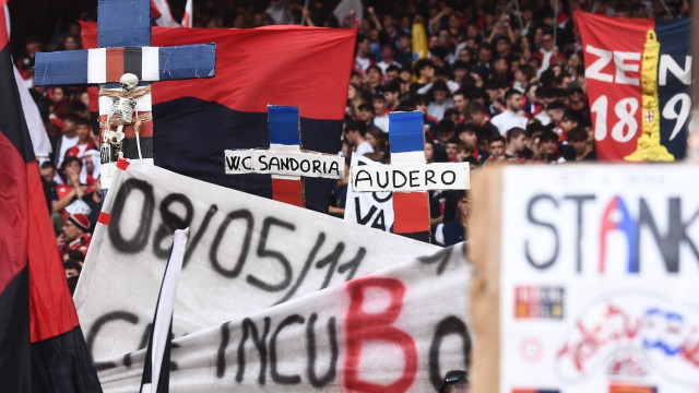 Mg Genova 19/05/2023 - campionato di calcio serie B / Genoa-Bari / foto Matteo Gribaudi/Image Sport
nella foto: tifosi Genoa